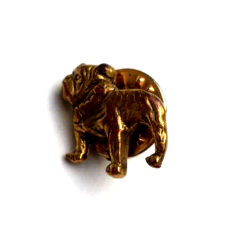 Vintage Mack Truck Bulldog Dog Pin Gold Tone Tie Tack Lapel Pinback