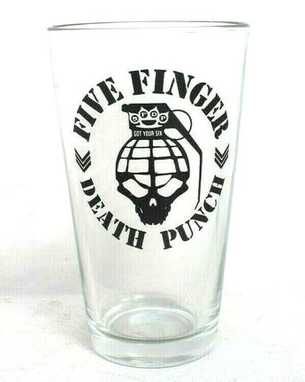 New 5fdp Five finger Death Punch Prototype Grenade Beer Tumbler Glass