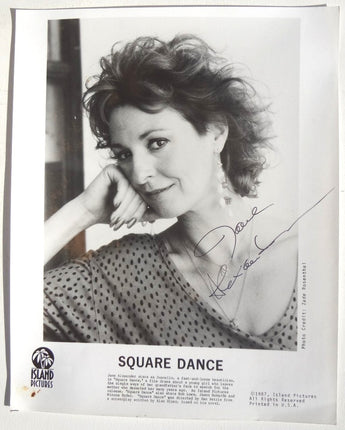 VINTAGE 1987 Signed JANE ALEXANDER Square Dance GLOSSY BLACK & WHITE Photo 8X10