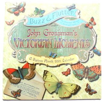 Sealed Vintage 2001 Buzz & Flutter John Grossman's Victorian Moments Calendar
