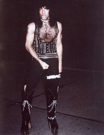 Vtg Paul Stanley Love Gun Costume Tour Preforming Kiss Band Music Photo #2869