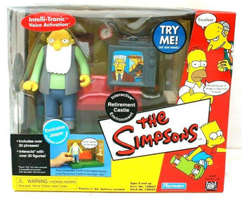 Playmates The Simpsons Interactive Environment Retirement Castle With Jasper NIP