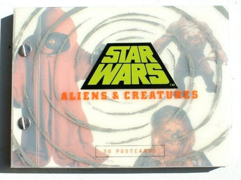 NEW 1996 Star Wars Aliens And Creatures 30 Postcards Book