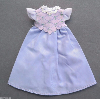 Vintage 1980's Purple Ballroom Princess Dress Doll Play Clothes / Clothing