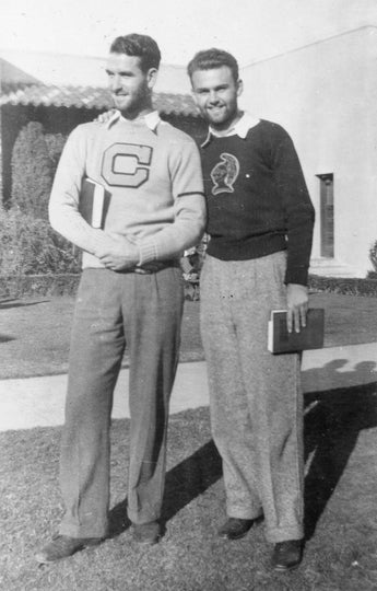 Vtg B&W 1920's - 1930's BETA PHI Frat Photo USC Trojan Squires /Compton JR. #279