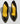 Black Yellow Chanel Patent Leather Retro Disco High Heels Pumps Size 38.5 NOS