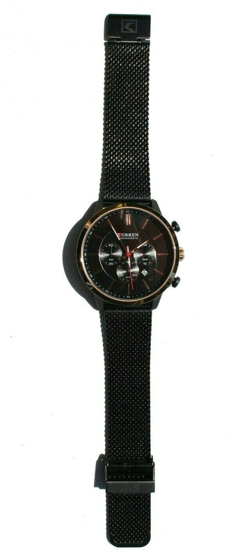 Men's Luxury Sport Watch Collection - Curren Quartz Chronograph Gold (#6)