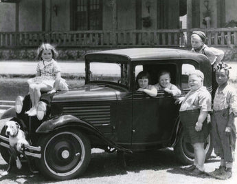 Vtg B&W Photo - The Whole Little Rascals Crew (Alfalfa, Darla Hood) #701