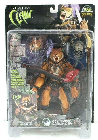 NOS Stan Winston Creatures 2001 Realm of the Claw Sabyr Action Figure Sealed