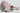 Vintage Big Bonnet Girl Laying Down Mid Century Porcelain Figure