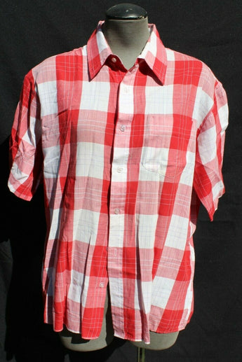 Vtg Men’s Wedgefield Retro Country Western Stripped Cowboy Button Down Shirt LRG