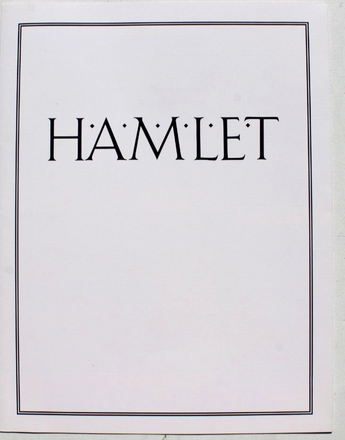 Vtg 1990 HAMLET Mel Gibson Promo Movie Press Screening Brochure Program