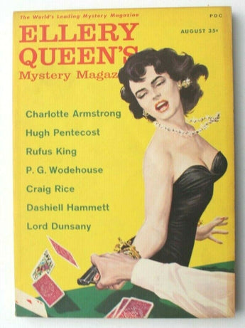 Vintage August 1959 Ellery Queens Mystery Magazine By Vol. 34 No. 2 Book