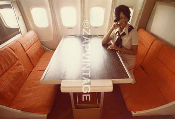 Vtg 1970s Airline Airplane Advertising TWA Lockheed L-1011 Tristar Photo #2031