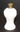 Antique Vintage Victorian Etched Pattern White Milk Glass Salt Shaker