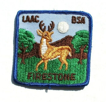 Vtg BSA (Boy Scouts Of America) Firestone Patrol Patch