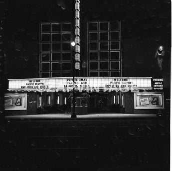 Vtg 1955 Hollywood Palladium Theater At Night Sunset Blvd CA Photo #1682