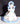 Vintage Ceramic Lady Girl In Dress & Bonnet Figurine Double Sided Planter