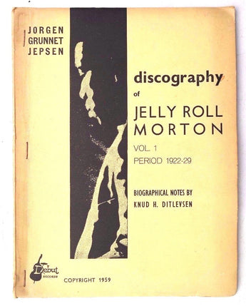 Vtg 1959 DISCOGRAPHY Of Jelly Roll Morton Vol. 1 By Knud H. Ditlevsen Booklet