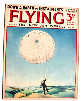 Vtg Feb 18, 1939 Flying Aviation Magazine Vol. 2 No.21 - Earth By Instalements