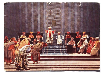 Vintage OFFIZIELLE POSTKARTE Passionsspiele Oberammergau Photo Postcard