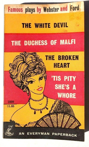 Vintage 1962 Last Printing THE WHITE DEVIL The Duchess Of Malfi Book