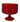 New Red Glass Trifle Pedestal Bowl Footed Candy Dish Christmas Tree Embossed
