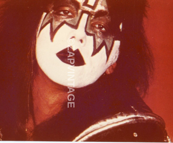 Vintage 1970s Ace Frehley Concert Tour Preforming Kiss Band Music Photo #2872