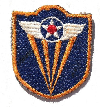 Vintage Original U.S. Army Air Force Patch Crest (Blue & Yellow)