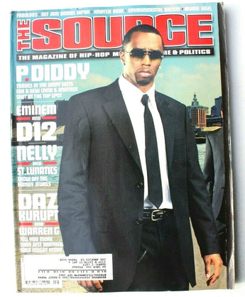 Vtg The Source Sept 2001 No. 144 Music Artist Hip Hop Rap Magazine - Puff Daddy
