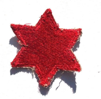 VTG 1950'S Original WWII US ARMY 6TH INFANTRY "RED STAR" DIVISION PATCH Blank