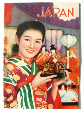Vtg 1940 Japan Pictorial Brochure by Board of Tourist Industry Japanese Railway