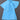 Vtg 1960's Small Blue Plastic Retro Vogue Jacket Doll Play Clothes / Clothing