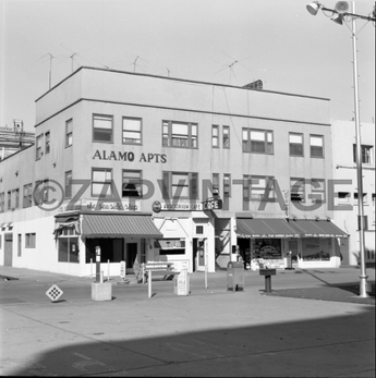 Vtg 1964 Alamo Apartments / Shops & Market Venice Beach CA Photo #2088