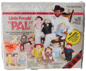 Sealed Vintage 1982 Xavier Roberts Little People "Pal" Kit Redhead Doll Kit