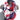New United Kingdom Flag Color Hoop Scarf / Wrap