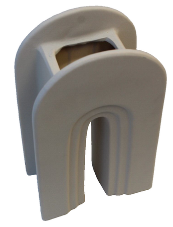 New Modern Art Deco Nordic White Tall Arch Large Ceramic Flower Vase Room Decor