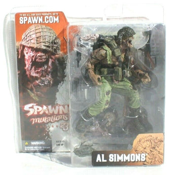AL SIMMONS ACTION FIGURE SPAWN MUTATIONS SERIES 23 MCFARLANE TOYS NEW