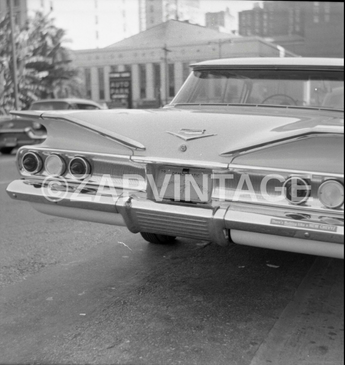 Vtg 1960s Chevy Chevrolet Impala Classic Car D.N.C. Licenses Plate Photo #1214