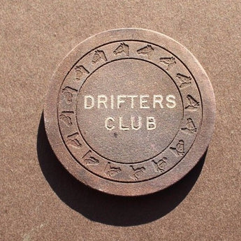 Vtg Poker / Casino Clay Chip - DRIFTERS CLUB, Las Vegas?, NV ($.10 / 10 Cents)