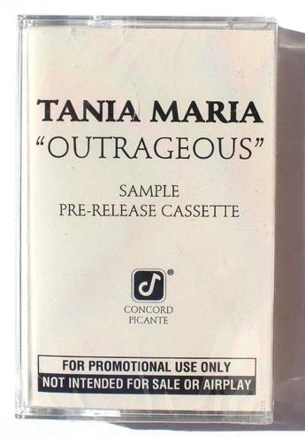 Sealed Rare Vintage Tania Maria : Outrageous Sample Promo Cassette