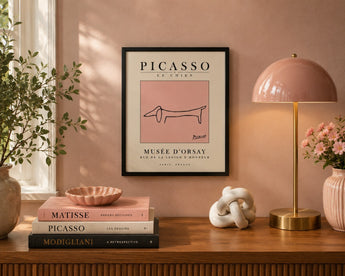 New Picasso Le Chien Musee d'Orsay Paris Dachshund Dog Framed Wall Art Print