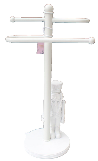 Nutcracker Christmas Countertop Hand Towel Holder Freestanding Stand Bathroom