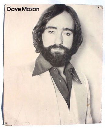 Vtg Dave Mason Album Release In-Store Cardboard Display Promo Advertising Sign