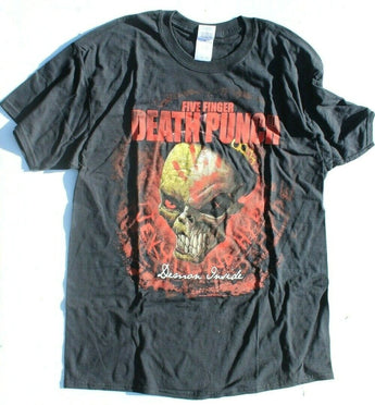 Five Finger Death Punch Demon Inside (5FDP) Men's Graphic T-shirt Tee Large