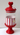 New Sheffield Home Glass Red Bow Holiday Christmas Candy Jar Room Decor