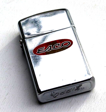 Vintage ESCO Silver Flip top Zippo Cigarette Lighter
