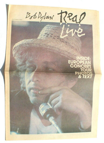 Vtg Sunday August 4, 1984 Los Angeles Times Bob Dylan Real Live European Concert