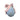 New Large Resin Blue Cameo Holiday Decorative Easter Egg W/ Large Pink Bow