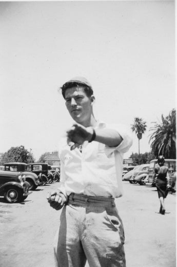 Vtg B&W 1920's - 1930's BETA PHI Frat Photo (Frat Boy) School Parking Lot #438